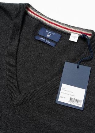 Gant v-ceck sweater мужской свитер3 фото