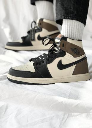 Кросівки nike air jordan 1 retro high dark mocha3 фото