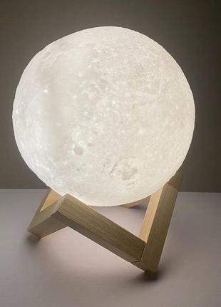 Ночник 3d аккумуляторный месяц ideen welt magic moon lamp1 фото