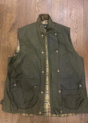 Жилет вощеный жилетка охотничья john partridge, l-xl (52-54) barbour