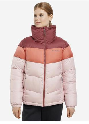 Куртка утепленная женская columbia puffect color blocked jacket