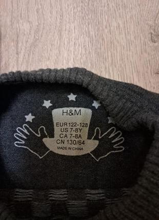 Свитшот кофта дитчча h&amp;m на 7-8 лет 122-128 размер3 фото