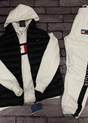 Спортивный костюм тройка в стиле Tommy hilfiger