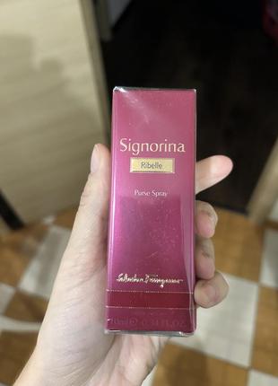 Salvatore ferragamo signorina ribelle парфюмированная вода1 фото