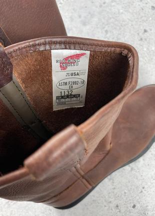 Red wing pecos boots 1132 мужские ботинки оригинал7 фото