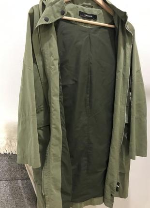 Zara тренч куртка вітровка xs хакі9 фото