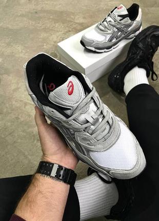 Asics gel nyc white steel grey 4