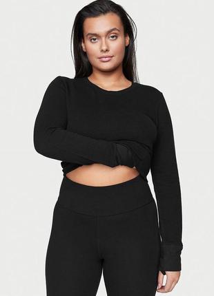 Victoria´s victorias secret виктория сикрет лонгслив кофта waffle long-sleeve top2 фото