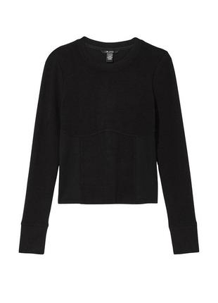 Victoria´s victorias secret виктория сикрет лонгслив кофта waffle long-sleeve top3 фото