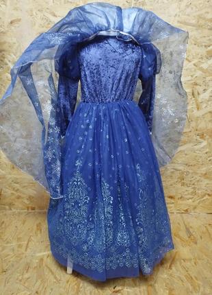 Карнавальне плаття ельзи холодне серце сніжна королева8 фото