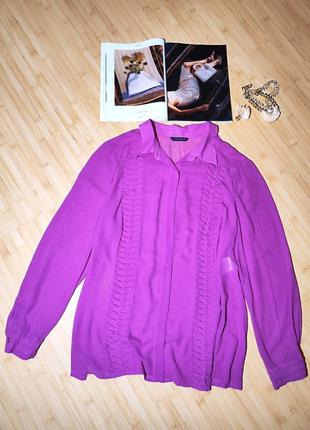 Windsmoor шелковая насыщенная фиолетовая рубашка
, uk18