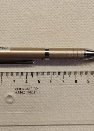 Zebra sl-f1 extendable ballpoint pen silver (gold) шариковая мини ручка2 фото