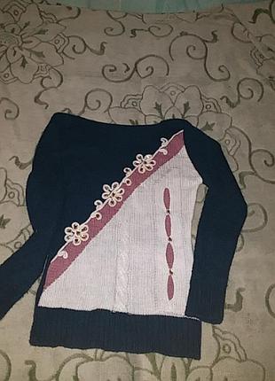В'язана весняна кофта