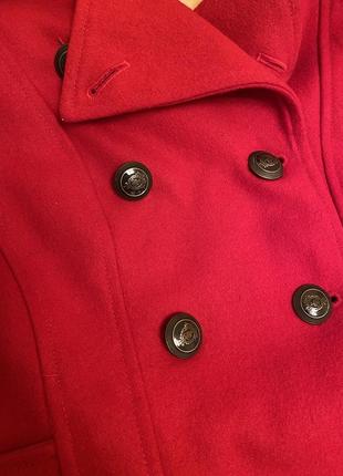 Червоне коротке пальто2 фото