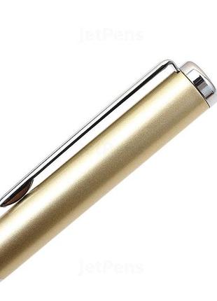 Zebra sl-f1 extendable ballpoint pen silver (gold) шариковая мини ручка9 фото