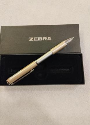 Zebra sl-f1 extendable ballpoint pen silver (gold) шариковая мини ручка10 фото