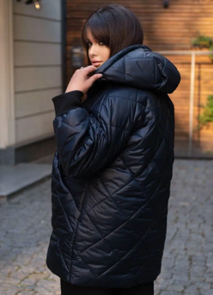 Куртка женская зимняя на 250-м синтепоне  батал 50-52,54-56,58-60 2plbeg1403-1631iве8 фото