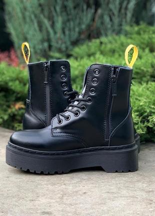 Шикарные ботинки dr martens на платформе (демисезон)1 фото