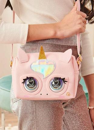 Интерактивная сумочка purse pets glamicorn единорог, оригинал6 фото