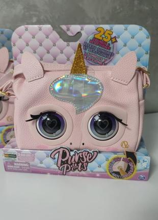 Интерактивная сумочка purse pets glamicorn единорог, оригинал2 фото