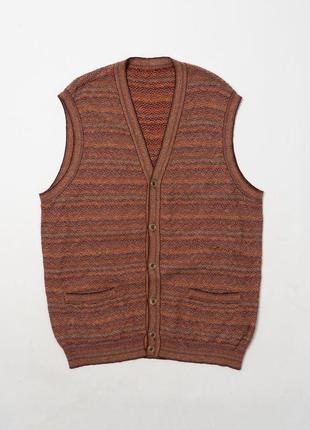 Missoni example vintage knit vest чоловічий жилет