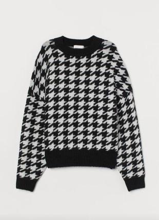 Светр у гусячу лапку h&m