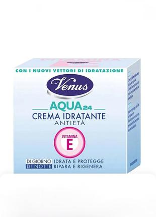 Venus aqua 24 увлажняющий крем для лица с антивозрастным действием.