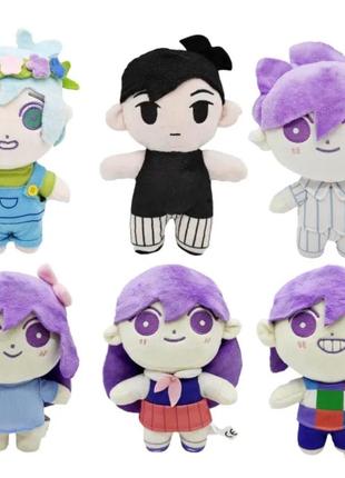 Оморі подарунковий набір 6 іграшок м'які іграшки omori персонажі гри оморі кіль обрі хіро марі