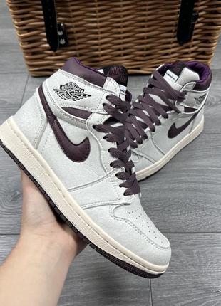 Жіночі оригінальні кросівки nike air jordan 1 retro high