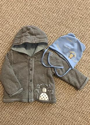 Кофта-куртка на хлопчика 6-9 місяців