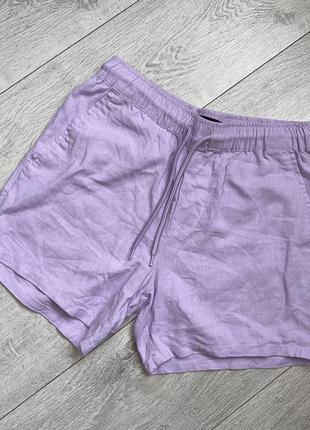 Хлопковые шорты лавандового цвета xs1 фото