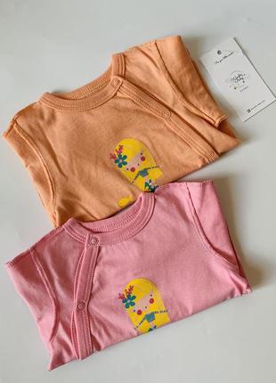 Нові комплекти для немовля рожевий і персиковий3 фото