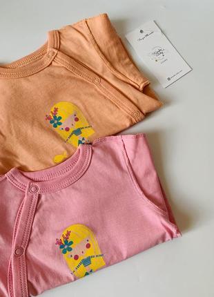 Нові комплекти для немовля рожевий і персиковий2 фото