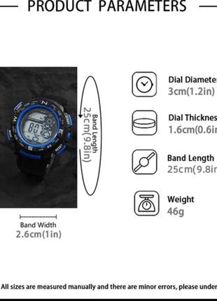 Электронные часы с браслетом для вторая/тактические часы/часы для спорта и путешествий/подарок мужчинам/для друзей2 фото