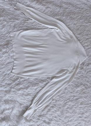 Белый вискозный реглан marks&spencer с хомутом5 фото