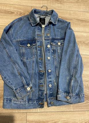 Джинсова куртка  джинсовка2 фото