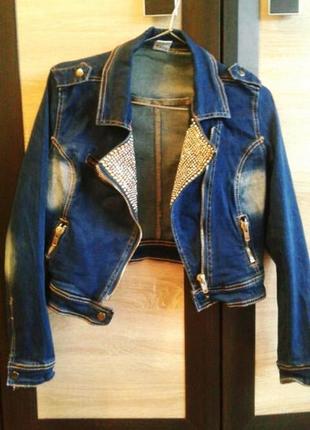 Куртка джинсова косуха1 фото