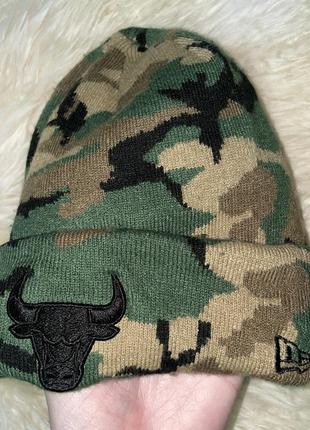 Шапка new era chicago bulls camouflage, оригинал, one size unisex6 фото