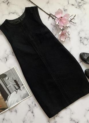 Платье шерстяное zara basic, l