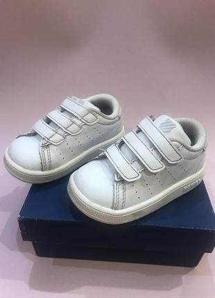 Кожаные кроссовки кеды k-swiss 21р -13,5 см3 фото