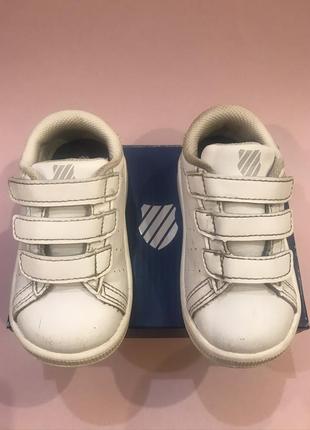 Кожаные кроссовки кеды k-swiss 21р -13,5 см5 фото