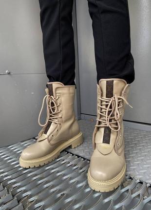 Женские ботинки louis vuitton mokko boot  луи виттон9 фото