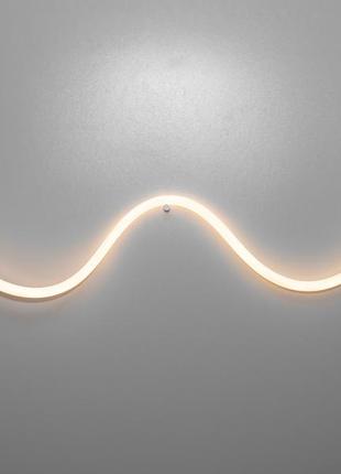 Настенный светильник неоновый шнур "ropelight" 18вт хром sy9601-ch