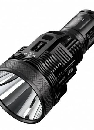 Надпотужний, далекобійний пошуковий ліхтар nitecore tm39 lite (5200lumen, 1500м, oled-дисплей)