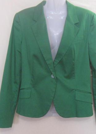 Жакет – пиджак  зелёный женский. 42 р-р1 фото