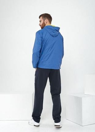 Мужская куртка ветровка синего цвета, 48-58 размеры2 фото