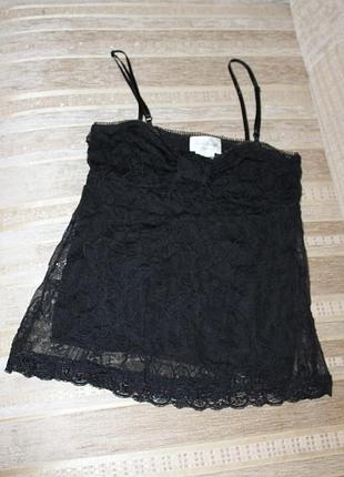 Кружевная майка размер xs, s,  франция