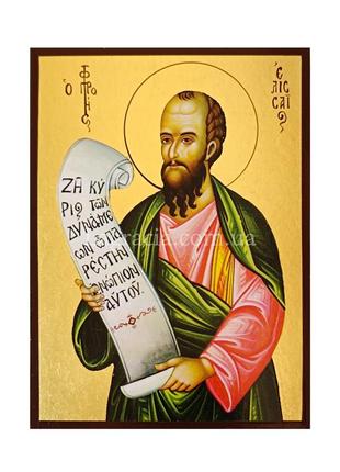 Икона святого пророка елисея 14 х 19 см