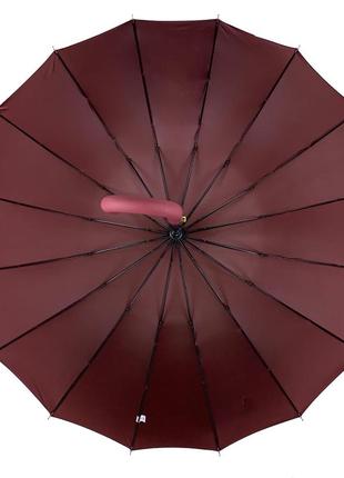 Женский зонт-трость, полуавтомат от toprain, бордовый (хамелеон), 01002-54 фото