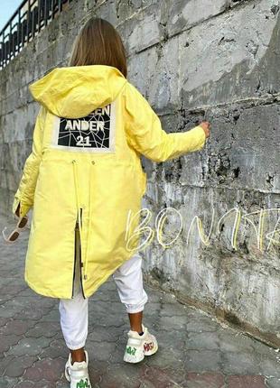 Женская куртка-парка белого цвета, 4 цвета6 фото